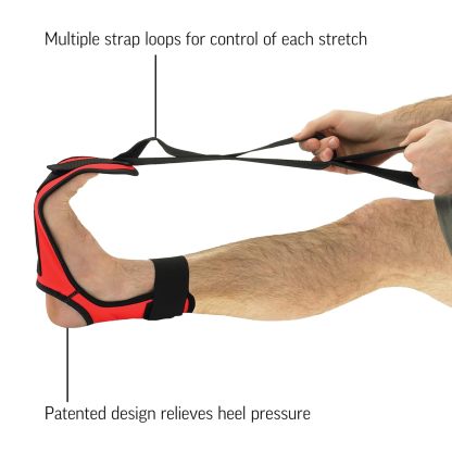 Stretching Strap for Physical Therapy – Plantar Fasciitis & Hamstring Relief