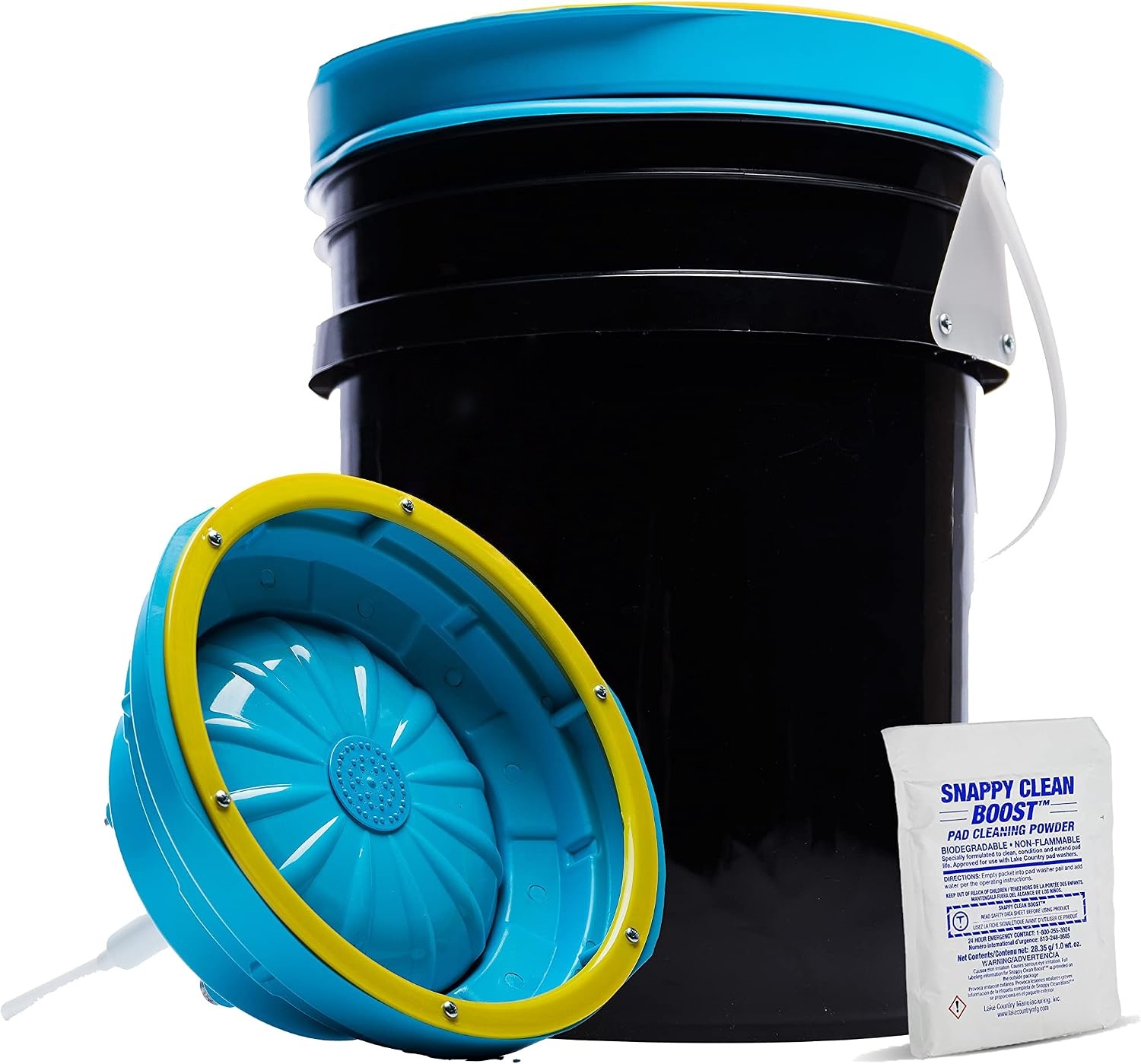 Car Buffer Pad Washer Bucket with Pump Circulation System