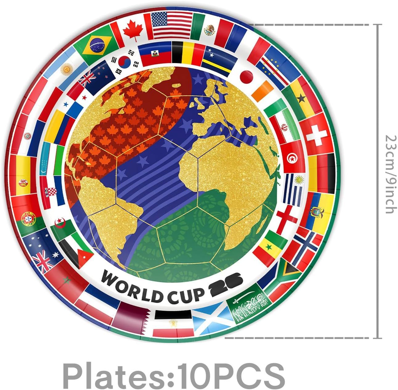 ⚽ Football Party Supplies Set for Sports Fans—Disposable Tableware & Decorations for Birthday and Game Day Celebrations