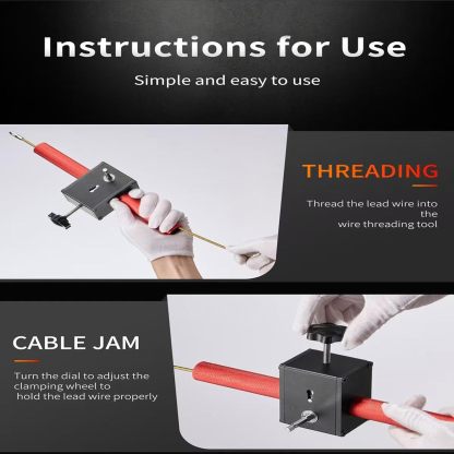 Portable Automatic Wire Stringing Tool with Drill Adapter