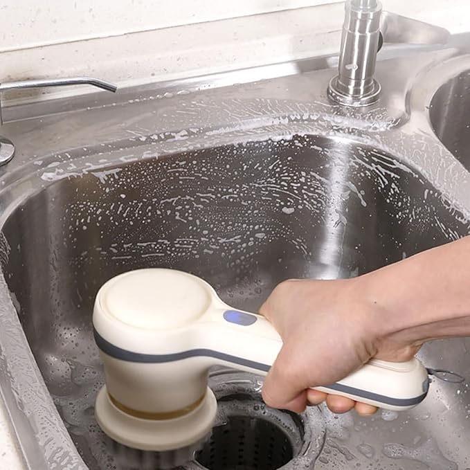 Electric rotating cleaning brush, wireless design