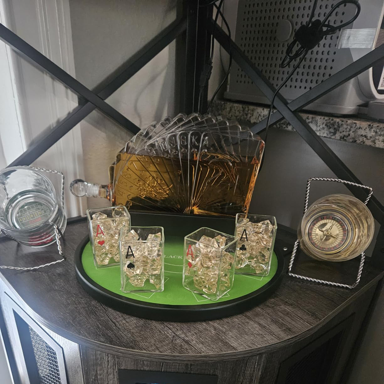 Whiskey Decanter Set | Poker Game Night Essential