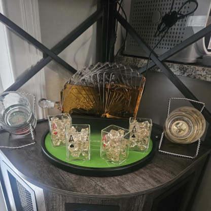 Whiskey Decanter Set | Poker Game Night Essential