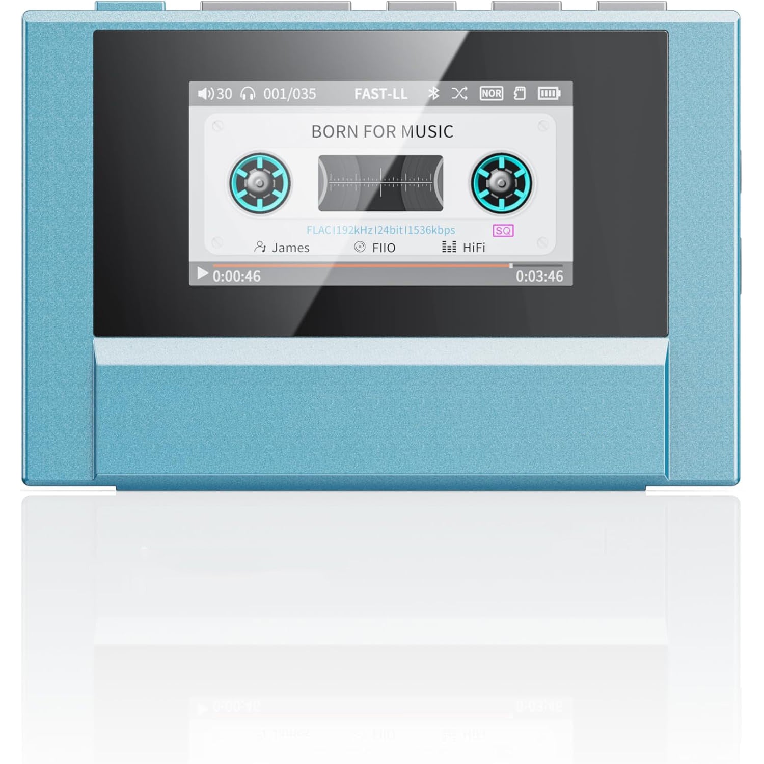 HiFi Bluetooth MP3 Player – 15-Hour Playback