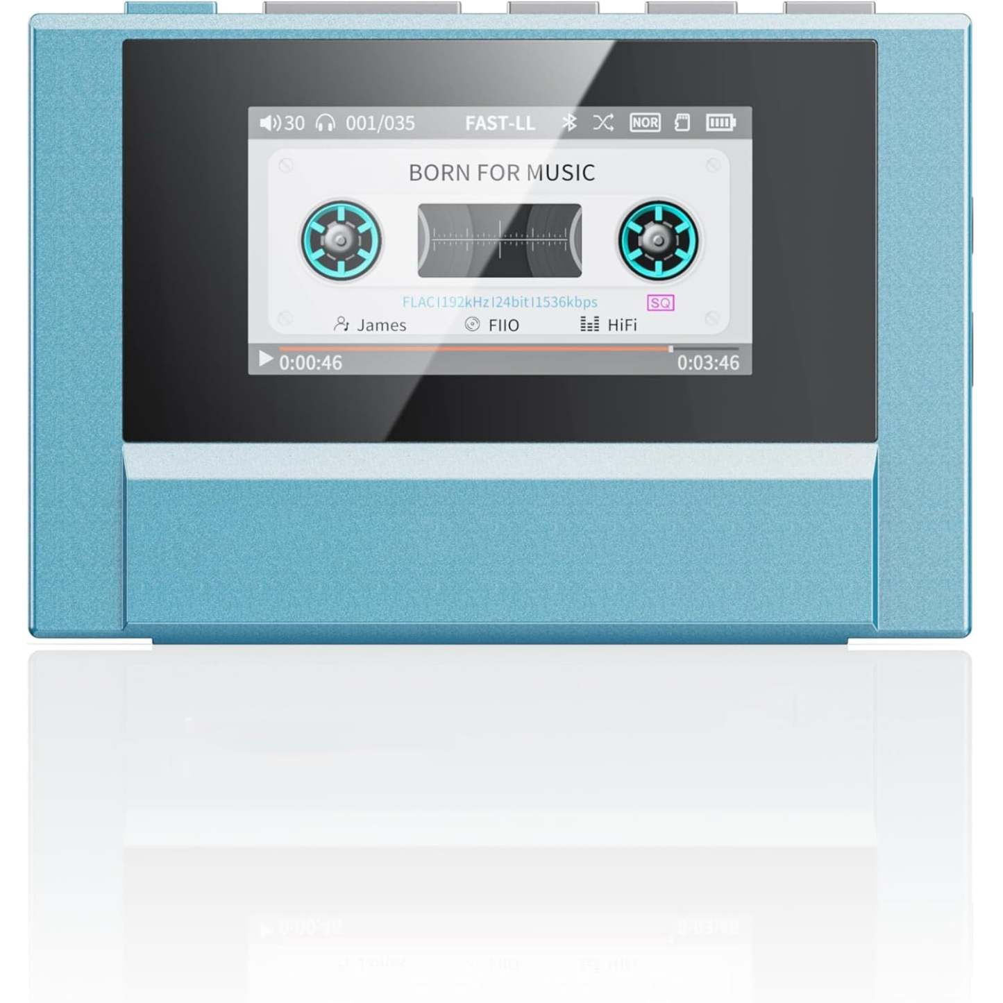 HiFi Bluetooth MP3 Player – 15-Hour Playback