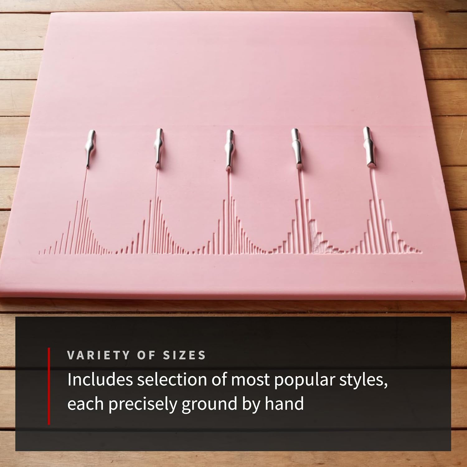 Multi-Functional Felting Cutter Tool Set, Includes 5 Blade Sizes & Comfortable Handle