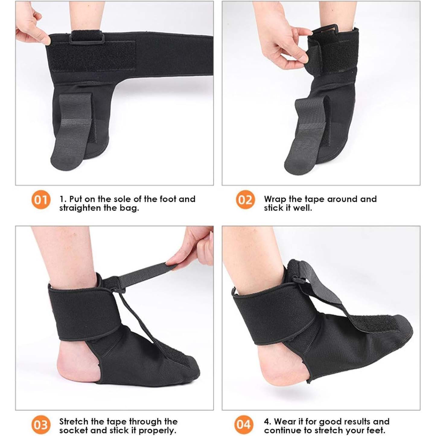 Walking Foot Drop Orthotic Device – Comfortable and Breathable Ankle Support for Foot Drop Correction
