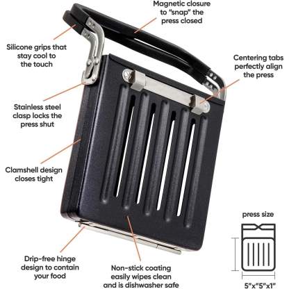 Sandwich & Quesadilla Maker for Toasters – Upgrade Your Toasting Game