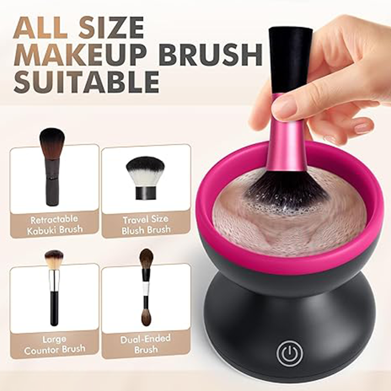 Electric makeup brush cleaning machine