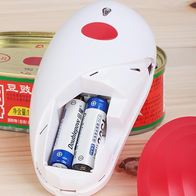 One-Touch Electric Can Opener with Smooth Edges