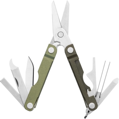Keychain Multi-Tool with 10 Functions for EDC and Outdoor Use