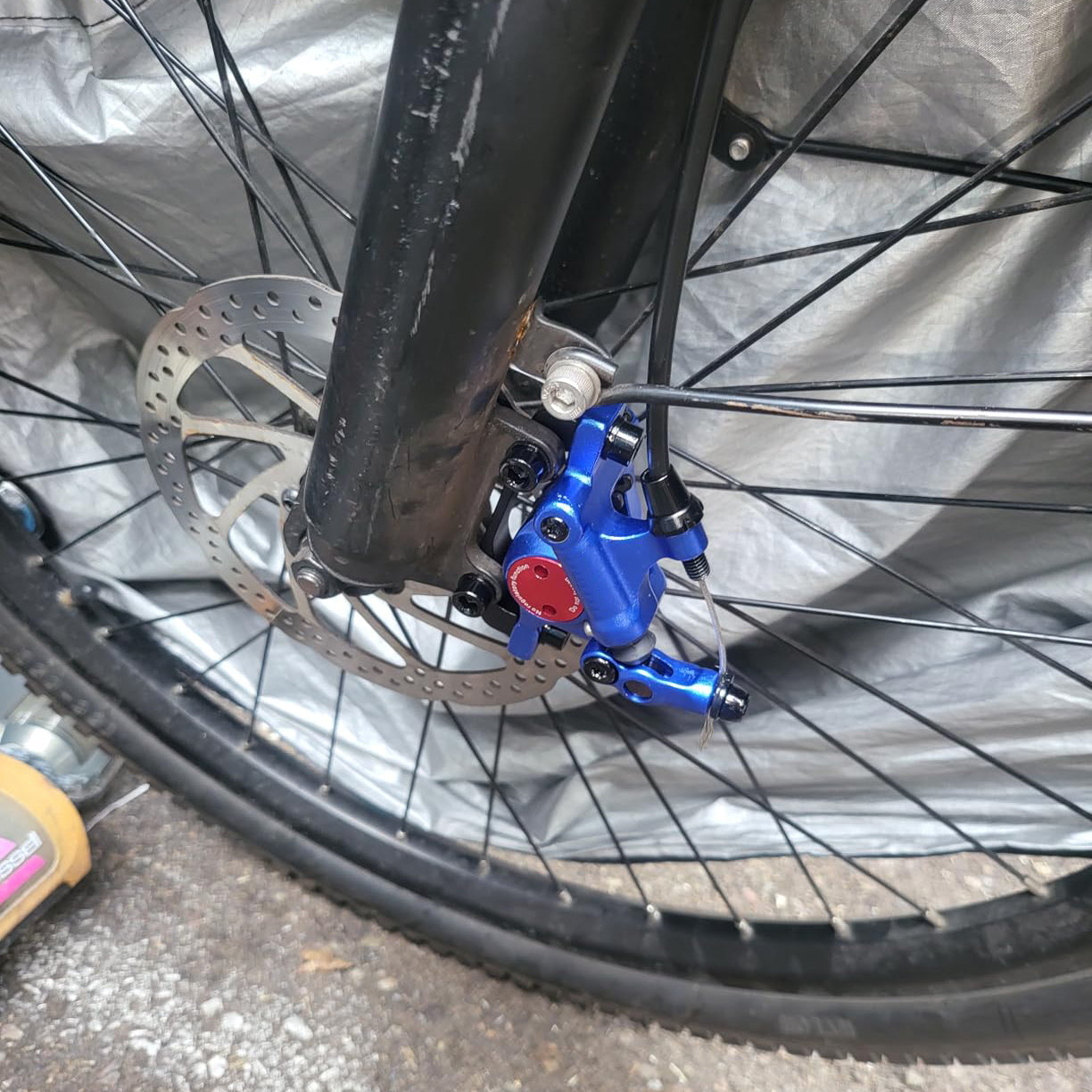 Cable-Actuated Hydraulic Disc Brake Calipers