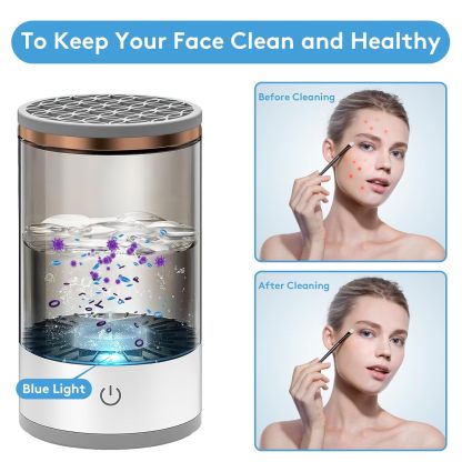 Electric Makeup Brush Cleaner Machine – Automatic Spinning Deep Clean Device