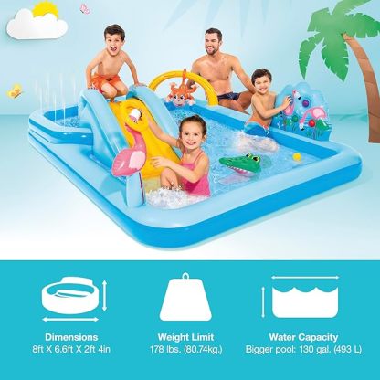 2-in-1 Children's Inflatable Play Pool