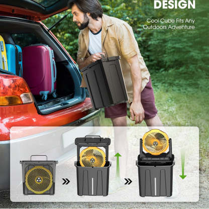 Misting Fan – 9L Outdoor Cooling Fan | 20000mAh Rechargeable