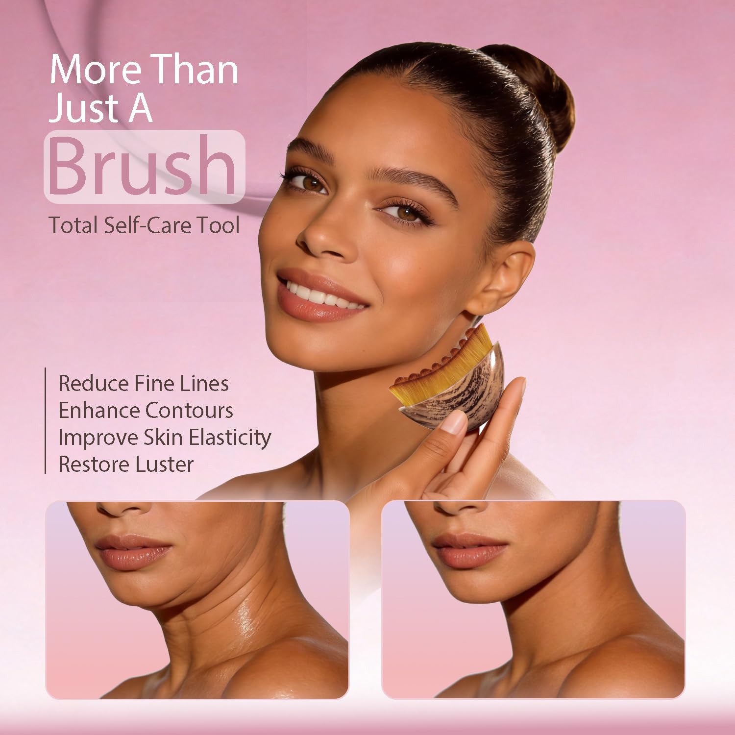 Lymphatic Contour Face Brush – Lymphatic Drainage Tool