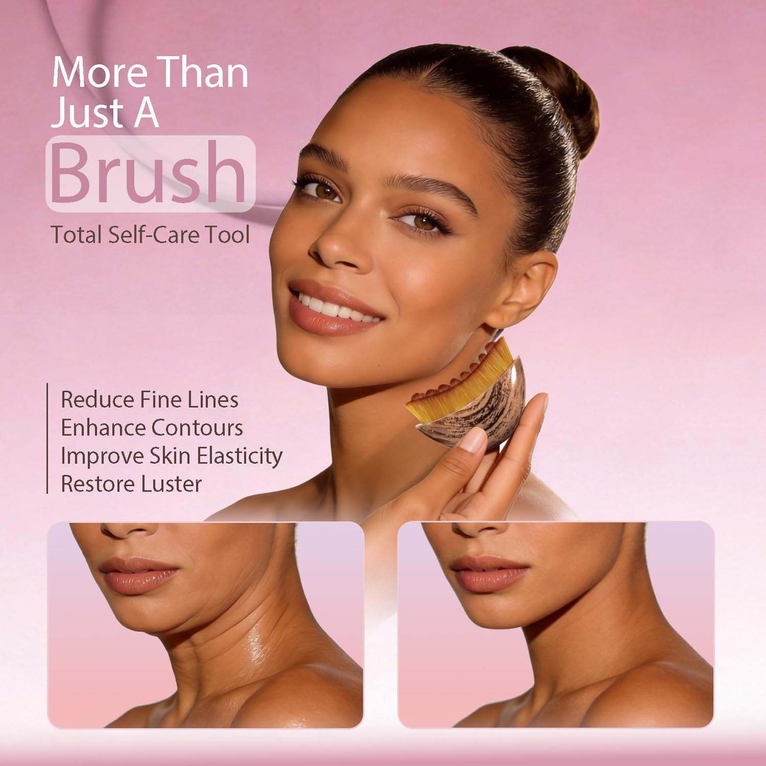 Lymphatic Contour Face Brush – Lymphatic Drainage Tool