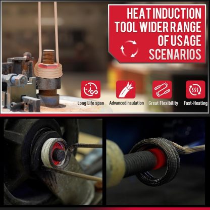 Portable Induction Heater for Rusted Bolt and Metal Component Removal