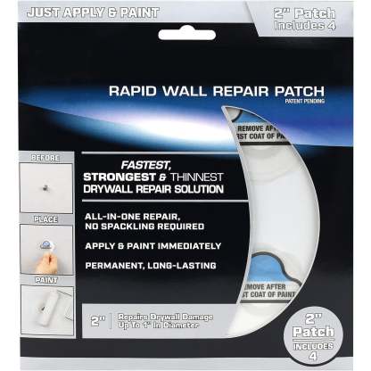 Quick Wall Repair Patch – 2-Inch All-in-One Drywall Fix