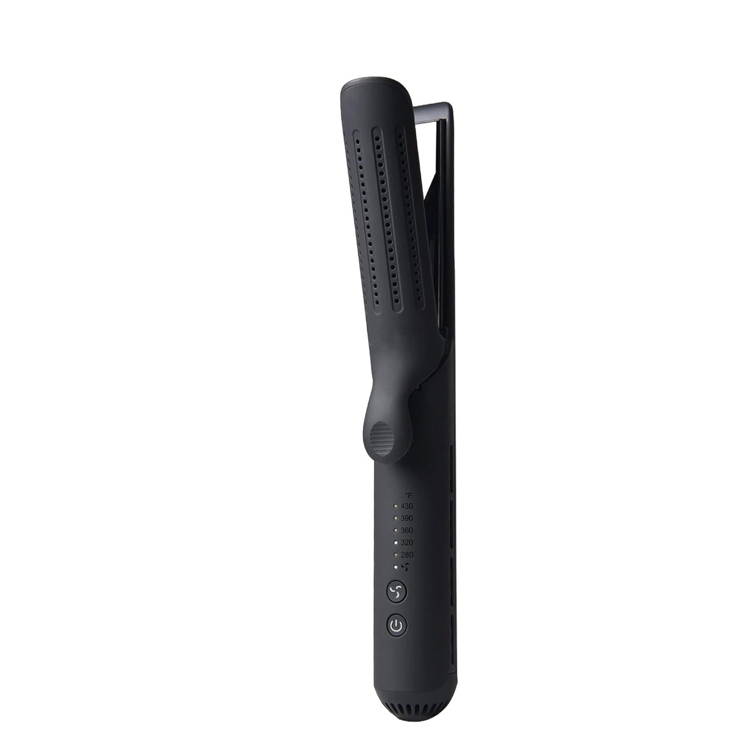 2-in-1 Curling Wand & Titanium Flat Iron – 360° Airflow Styler