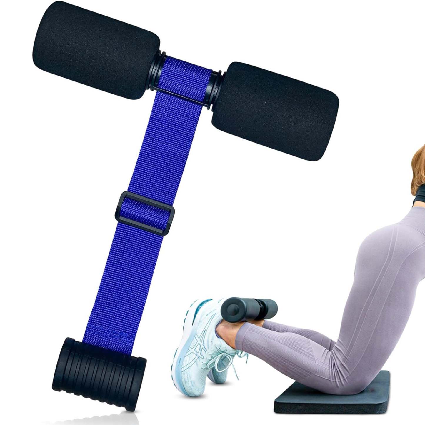 Nordic Hamstring Curl Strap Portable Exercise Set