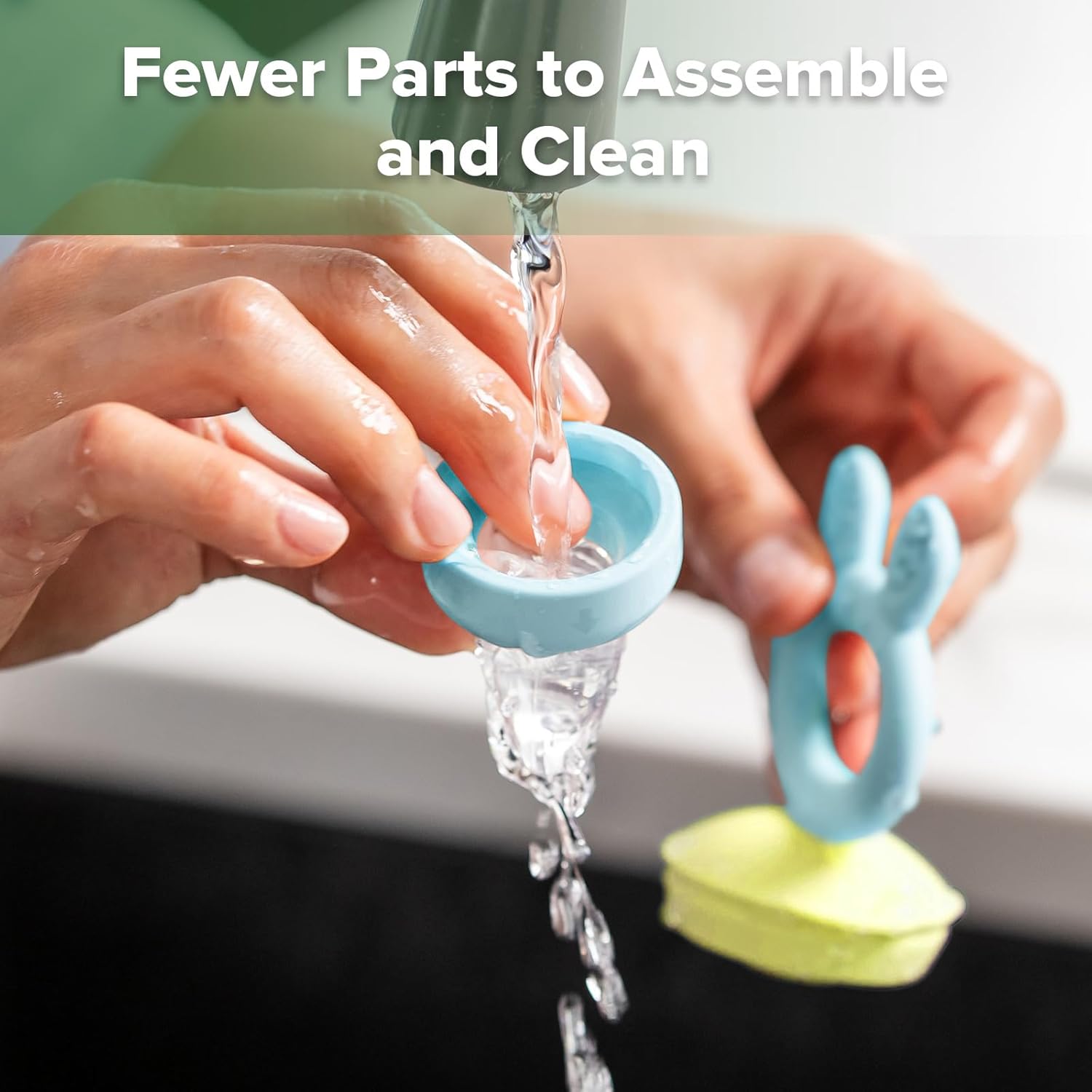 Baby fruit feeder and mini frozen snack tray set