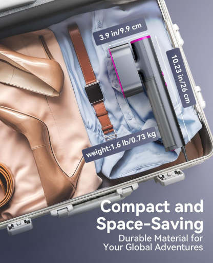 Travel Steam Iron – Portable 2-in-1 Iron with Fast Heating