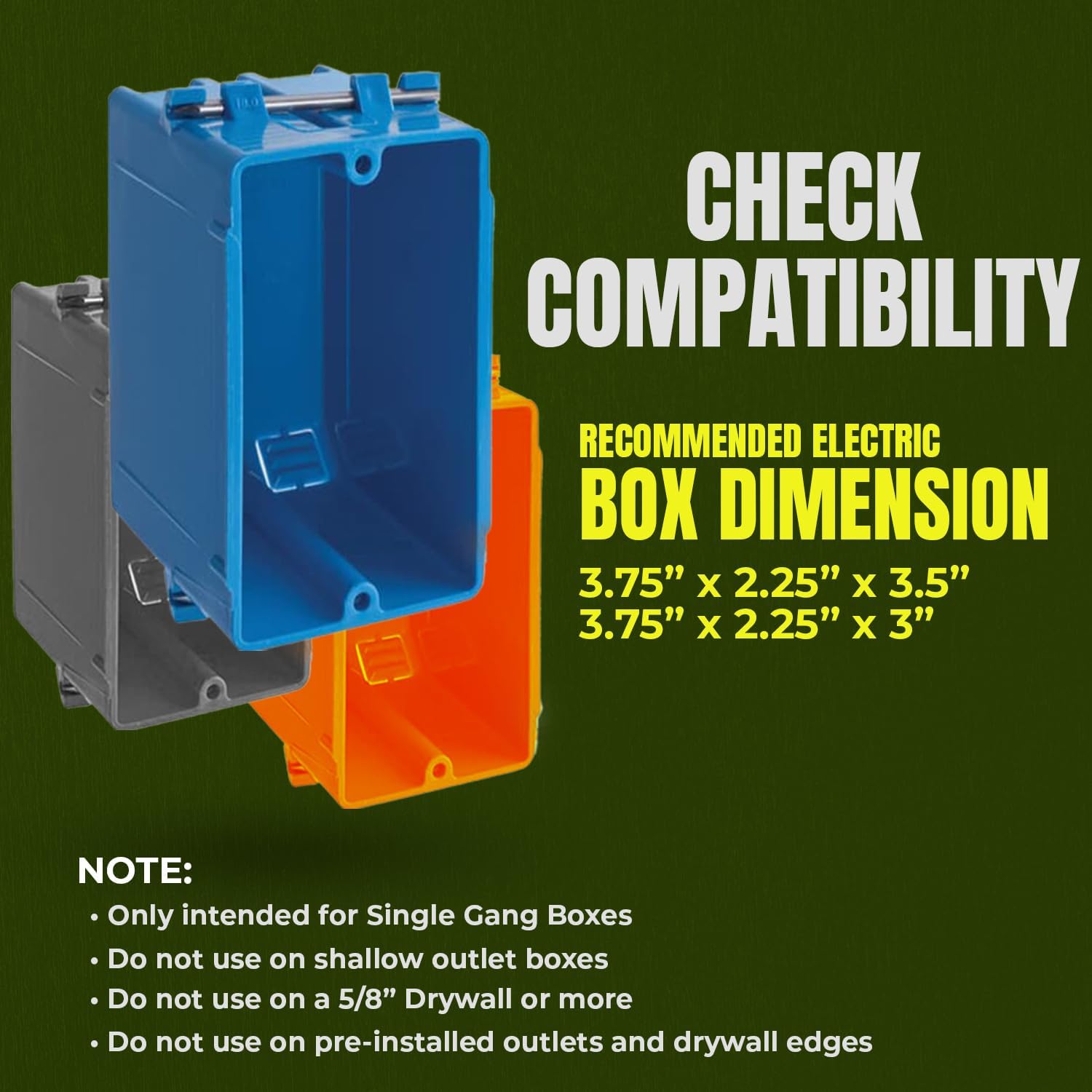 Drywall Outlet Marker – Electrical Box Locator for Precise Wire Protection