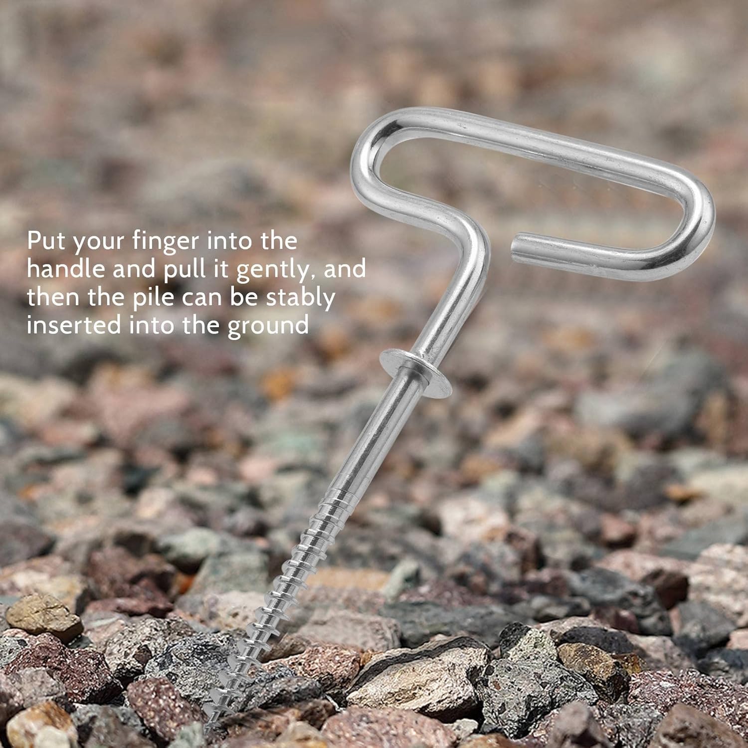 Ice Fishing Shelter Anchor – Ice Shanty Anchor Outdoor Camping Tent Threaded Tent Peg