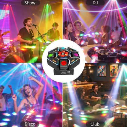 Sound Activated 4 Arm Stage Light with DMX Control System