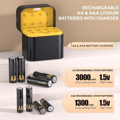 Rechargeable Lithium Battery Set