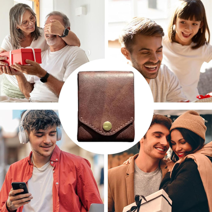 Men's Bi-fold Wallet - Men's Hidden Bi-fold Wallet