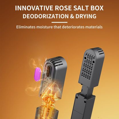 Electric Shoe Dryer & Boot Warmer with Folding Design and Timer