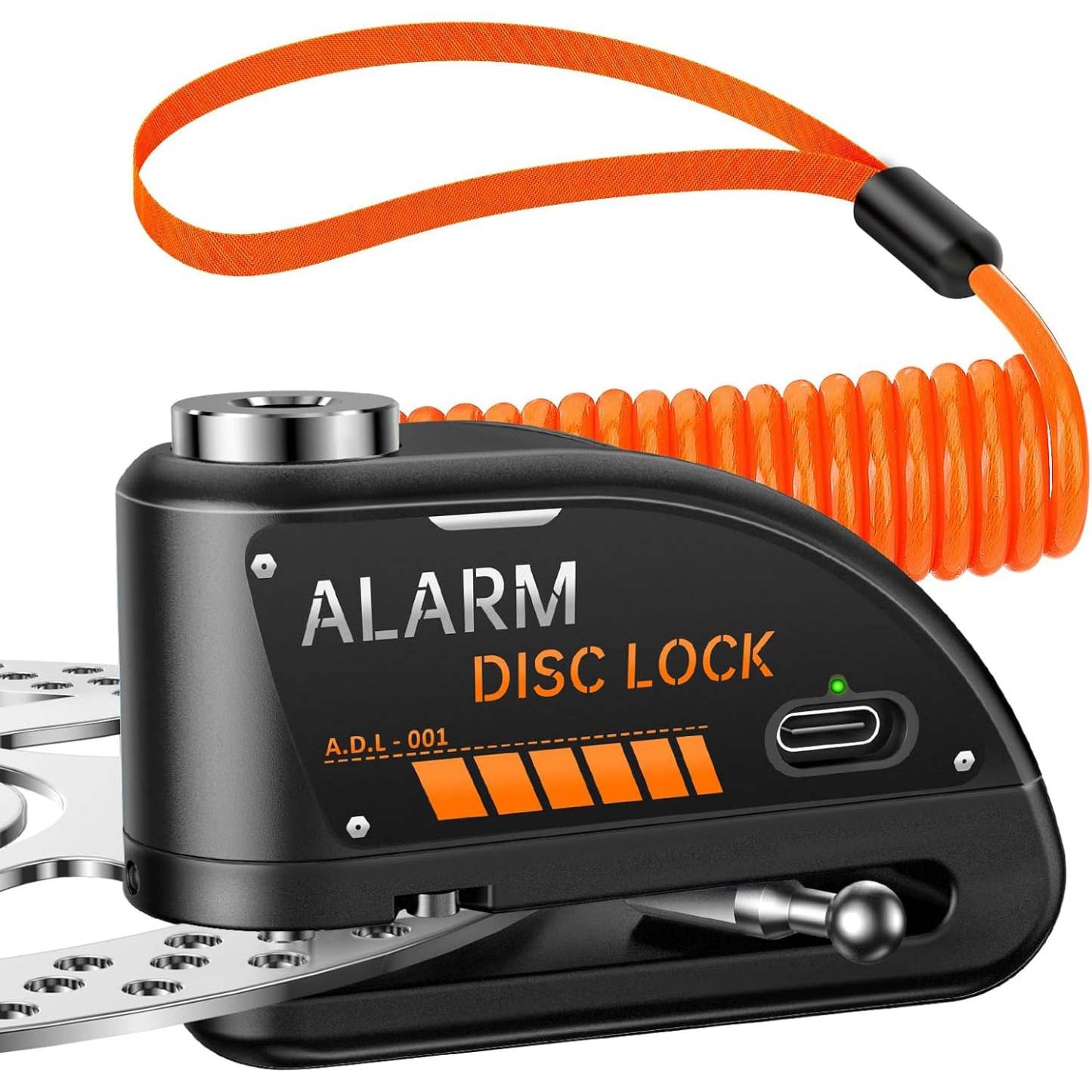 Motorcycle Disc Lock with 120dB Alarm