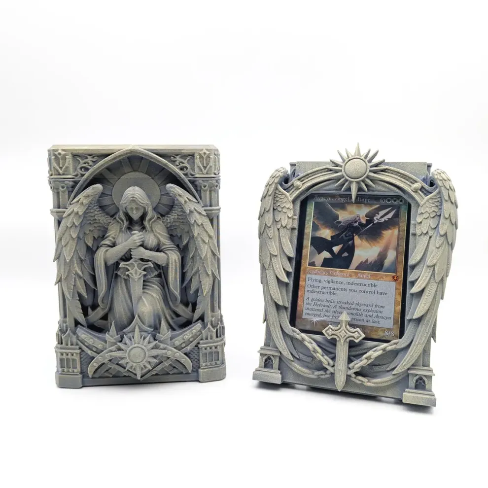 Fantasy-Themed Deck Box & Card Display Frame