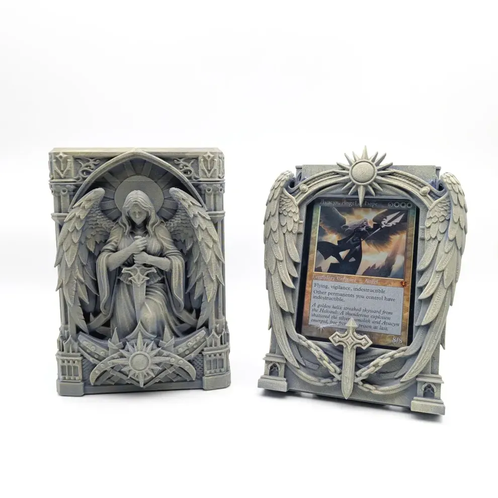 Fantasy-Themed Deck Box & Card Display Frame