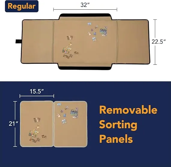 Portable Folding Puzzle Board Fold, Store, and Continue Your Puzzle Anytime