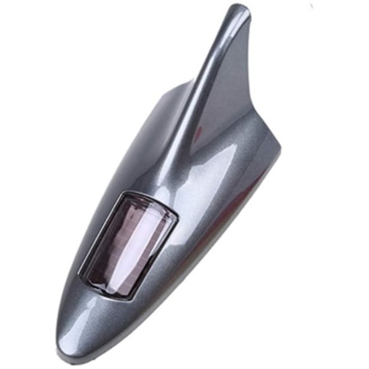 Solar-Powered LED Car Security Light - Shark Fin Antenna with Warning Flash