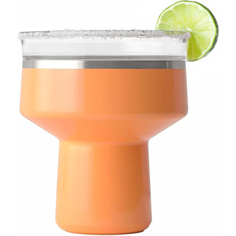 16oz Insulated Cocktail Cup with 360° Lid – Keeps Drinks Cold for 10 Hours, Perfect for Parties & Outdoor Fun