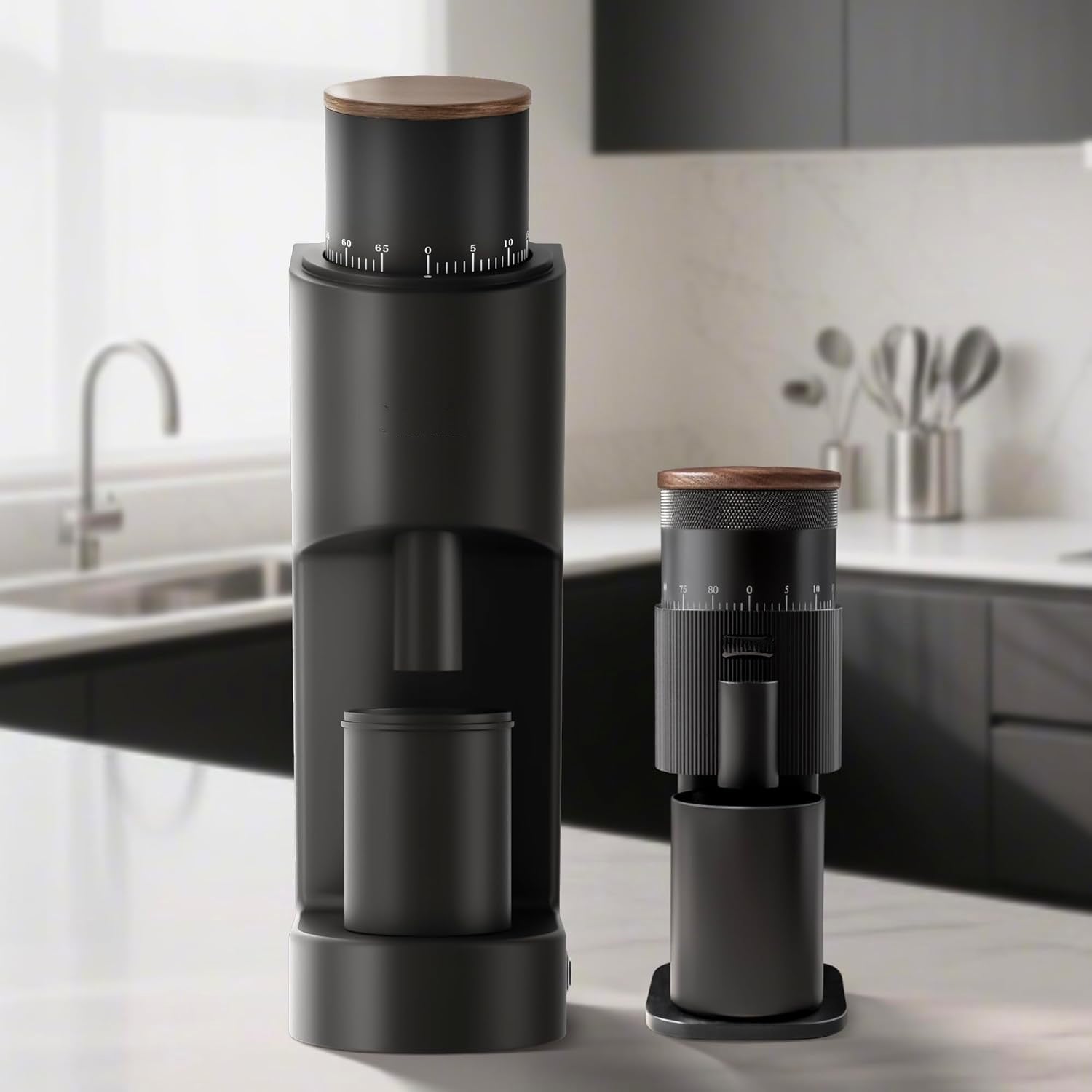 Portable electric coffee grinder