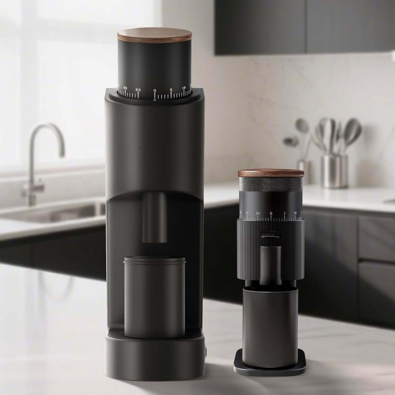 Portable electric coffee grinder