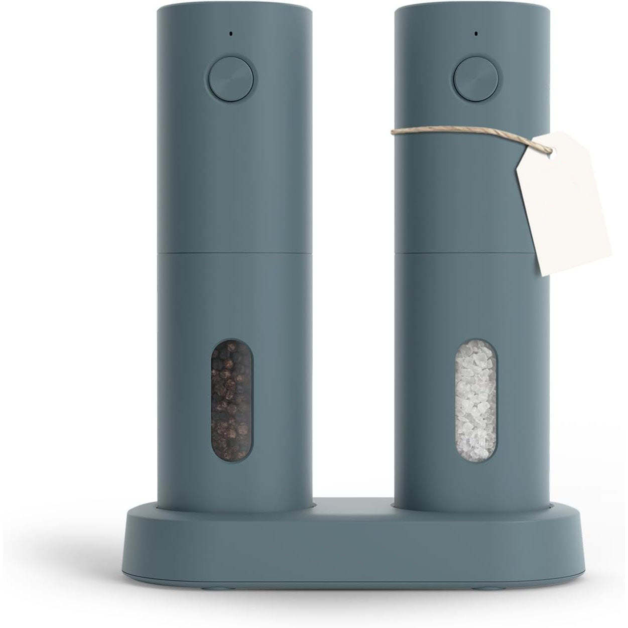 Electric Salt and Pepper Grinder Set – USB Rechargeable Automatic Spice Mills with LED Light & Adjustable Coarseness