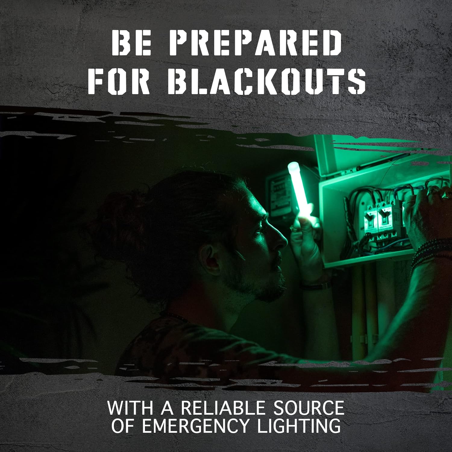 12-Hour Industrial Glow Sticks - Emergency & Survival Light Sticks