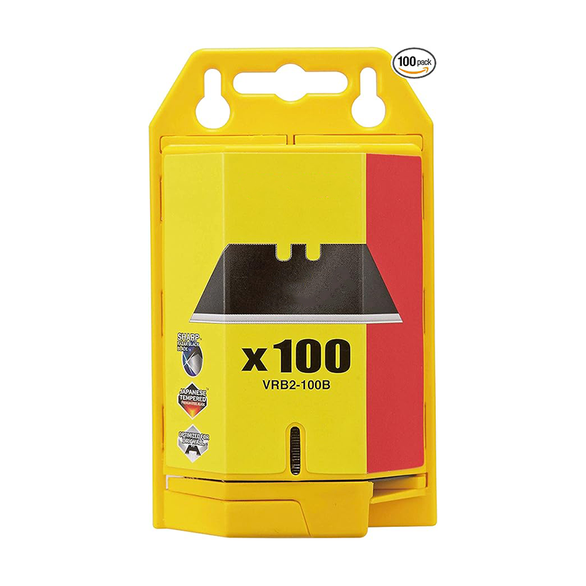 High-grade hardened steel multi-purpose cutting blades, 100 pieces per