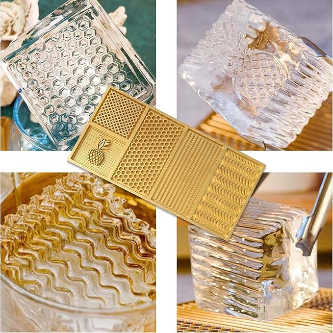 Modern transparent ice maker, ice stamp tray