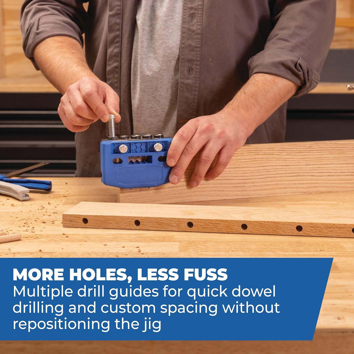 Doweling Guide Kit – Removable Drill Guides