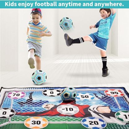 Children's Soccer Game Set: Indoor and Outdoor Backyard Soccer Goal Throwing Game