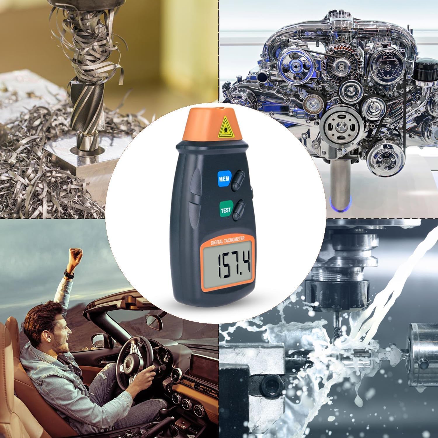 Digital Laser Photo Tachometer