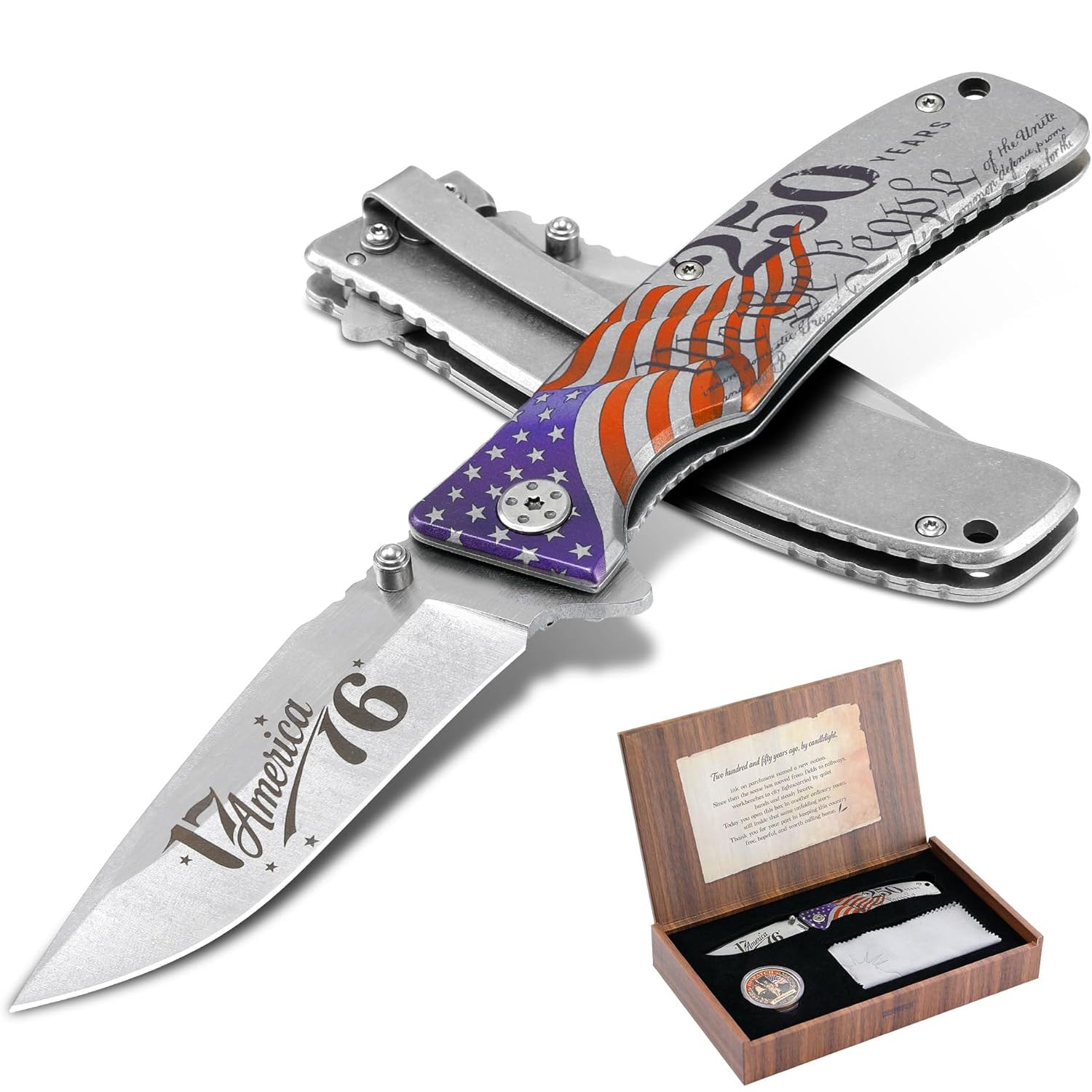 250th Anniversary Folding Knife Gift Box Set