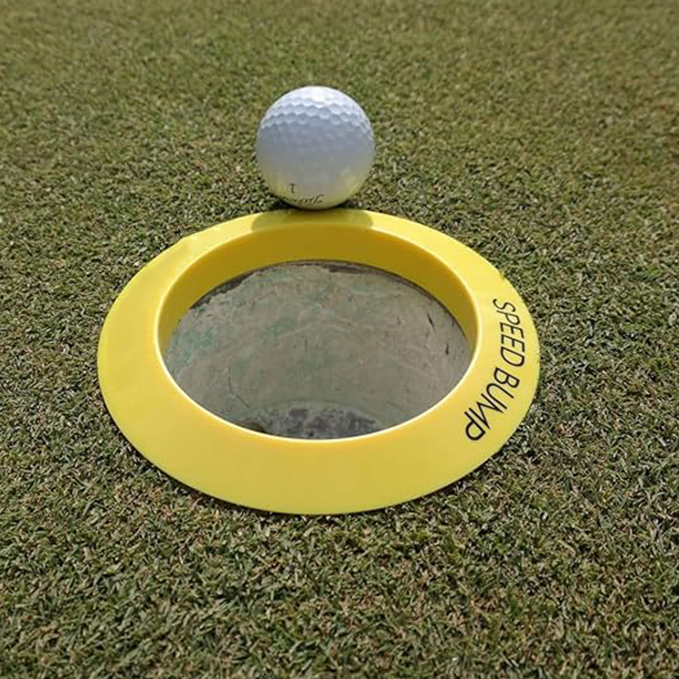 Golf hole putting cup, pressure putter set